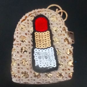 Brand New Lipstick Keychain Purse